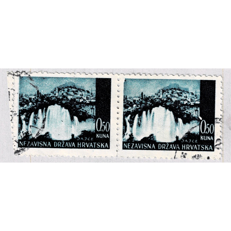 Croatia 31 City of Jaice Used H Pair (BP86801)