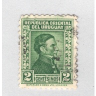 Uruguay  Used Portrait man green 2   (BP86901)