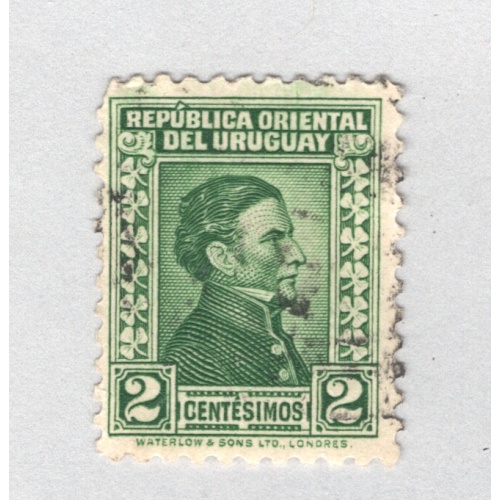 Uruguay  Used Portrait man green 2   (BP86901)