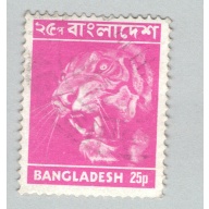 Bangladesh  Used Tiger magenta 25   (BP86911)