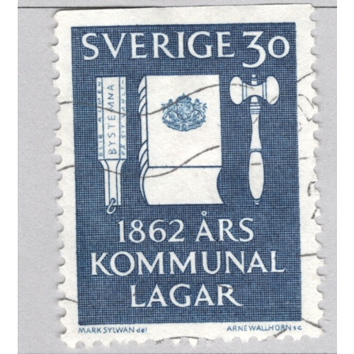 Sweden  Used Justice blue 30   (BP86918)