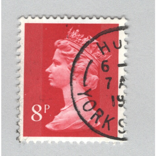 Great Britain  Used Queen Elizabeth red 8  (BP86921)