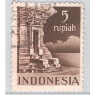 Indonesia  Used Temple brown 5   (BP86928)