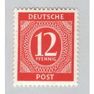 Germany  Unused Numeral 12 red   (BP86940)