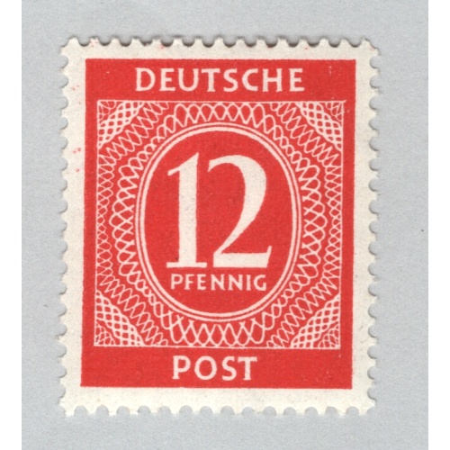 Germany  Unused Numeral 12 red   (BP86940)
