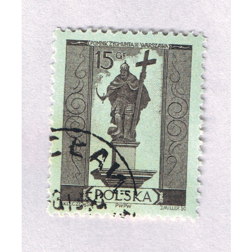 Rwanda  Used King with cross grey 15  (BP87414)