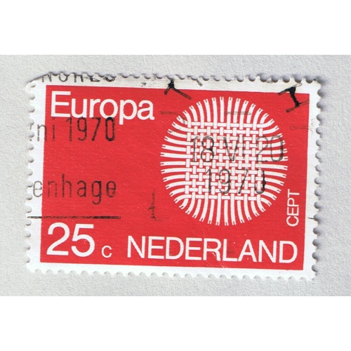Netherlands  Used Europa red 25   (BP87617)