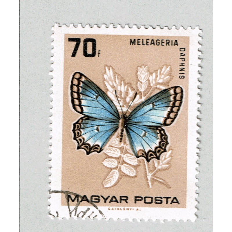 Hungary Used Butterfly tan 70 (BP88007)