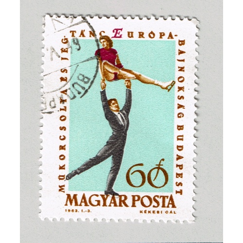 Hungary Used Skating blue 60  (BP88011)