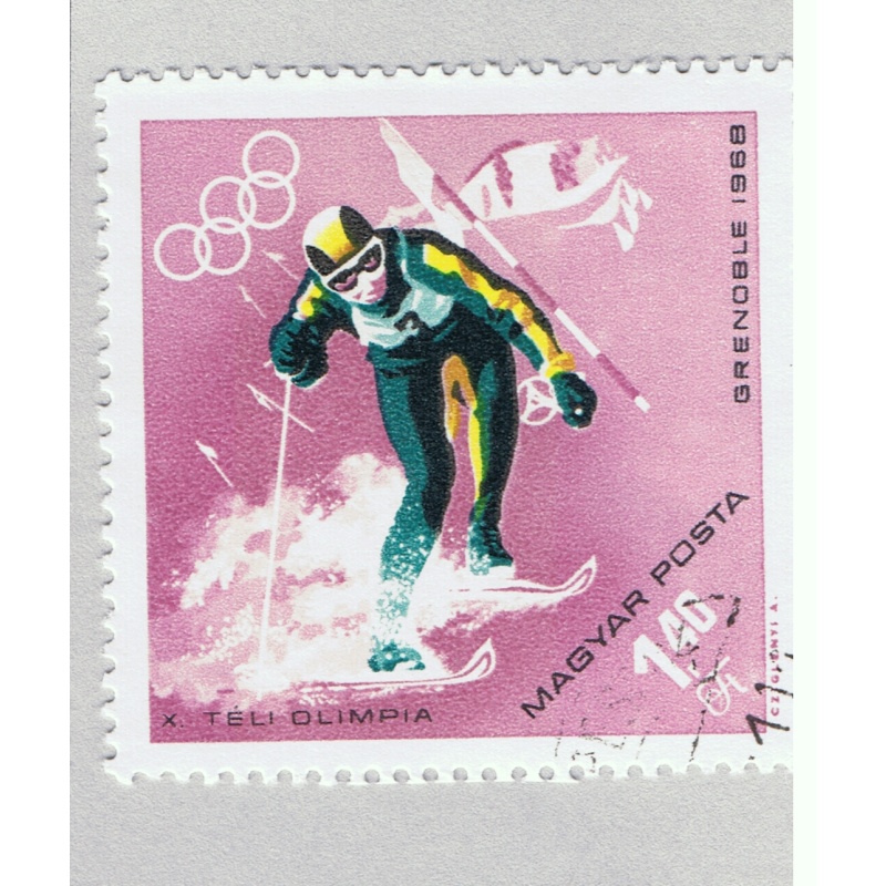 Hungary Used Olympics skiing 140  (BP88104)