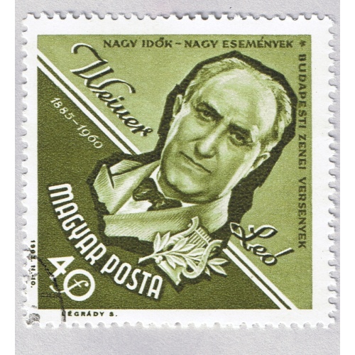 Hungary Used Man green 40  (BP88111)