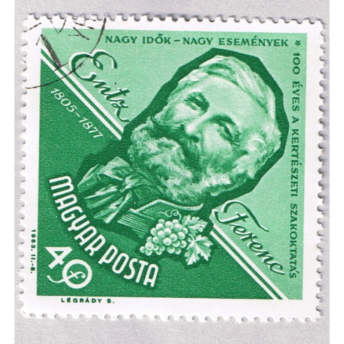 Hungary Used Man green 40  (BP88114)