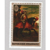 Rwanda  Unused Painting Napoleon on horse   (BP88301)