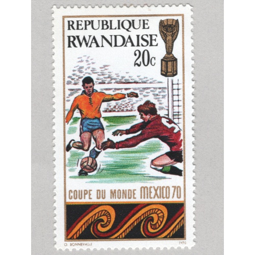 Rwanda  Unused Soccer multi 20s   (BP88310)