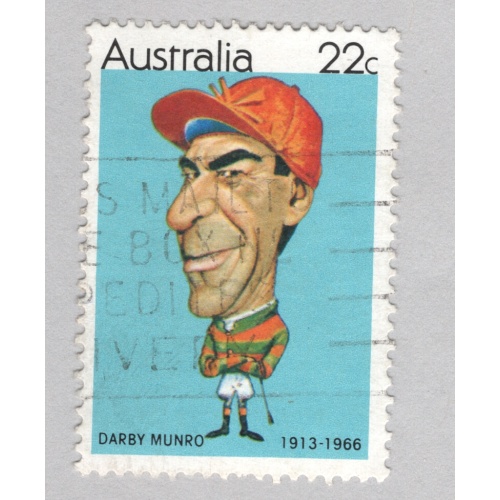 Australia  Used Ballplayer blue 22   (BP88415)