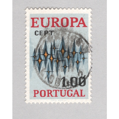 Portugal  Used Europa blue $1.00   (BP88420)
