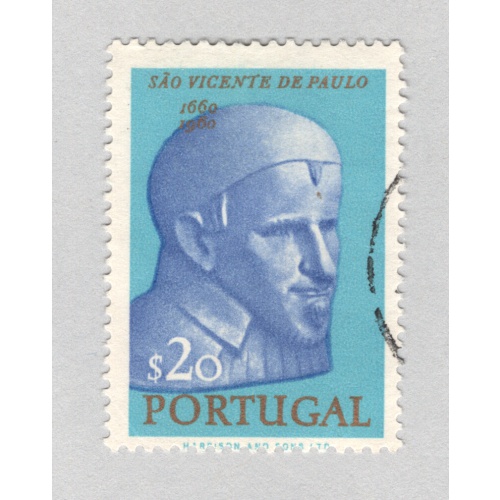 Portugal  Used Bust blue 20   (BP88421)