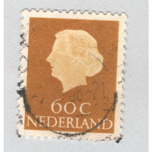Netherlands Used Queen Juliana brown 60C   (BP88501)