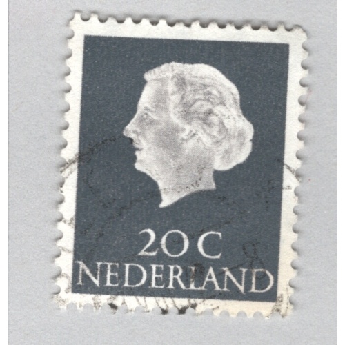 Netherlands Used Queen Juliana Gray 20   (BP88504)