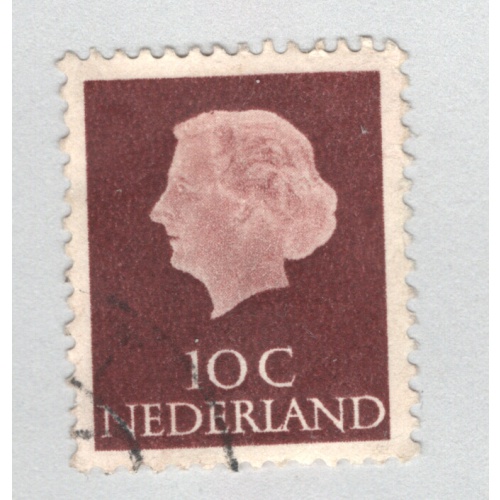 Netherlands Used Queen Juliana brown 10   (BP88506)