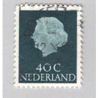 Netherlands Used Queen Juliana blue 40   (BP88507)