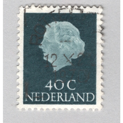 Netherlands Used Queen Juliana blue 40   (BP88507)