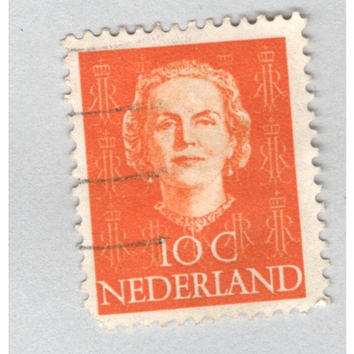 Netherlands Used Queen Juliana orange 10   (BP88510)