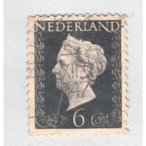 Netherlands Used Queen wilamina Gray 6   (BP88512)