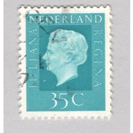 Netherlands Used Queen wilhelmina blue 35   (BP88514)