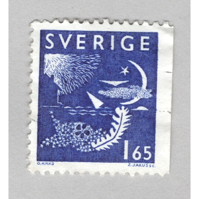 Sweden  Unused No clue blue 165   (BP88521)