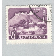 Hungary  Used Village purple 8   (BP88533)