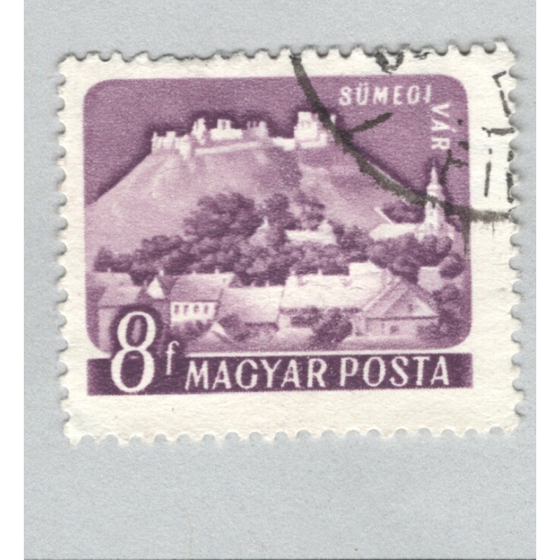 Hungary  Used Village purple 8   (BP88533)