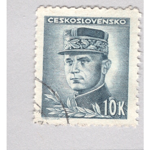 Czechoslovakia  Used General green 10   (BP88541)
