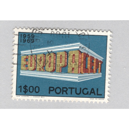 Portugal  Used Europa blue $1.00   (BP88609)