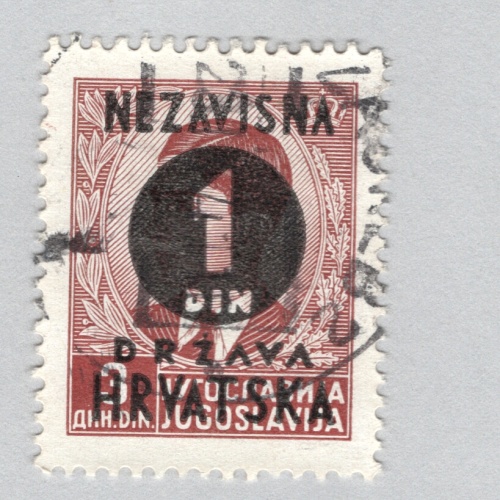Croatia  Used Overprinted King Peter II  (BP88702)