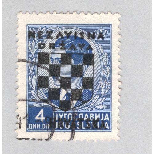 Croatia  Used Overprinted King Peter II  (BP88715)
