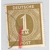 Germany  Used Numeral 1 lime   (BP88729)