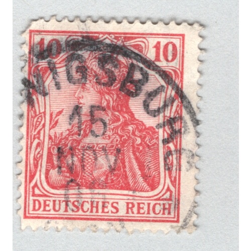 Germany 83 1905 Germania 10pf Used (BP88802)
