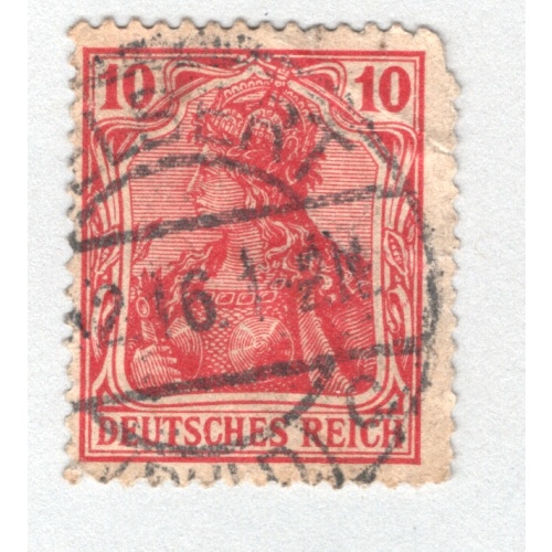 Germany 83 1905 Germania 10pf Used (BP88807)