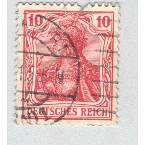Germany 83 1905 Germania 10pf Used (BP88808)