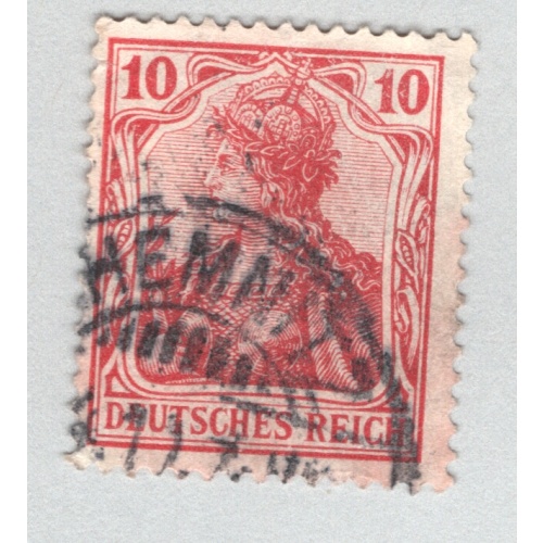 Germany 83 1905 Germania 10pf Used (BP88809)
