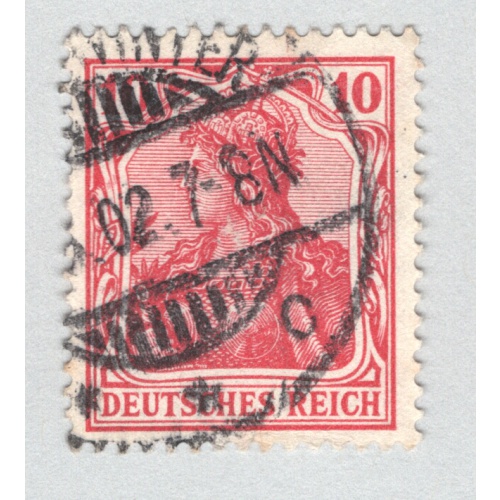 Germany 68 1902 Germania 10pf Used (BP88817)