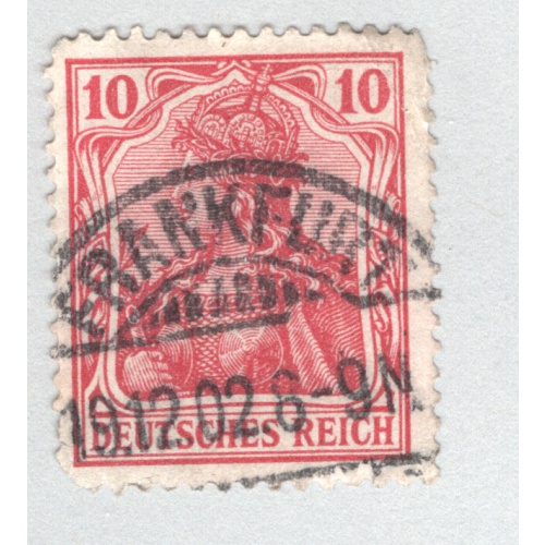 Germany 68 1902 Germania 10pf Used (BP88818)