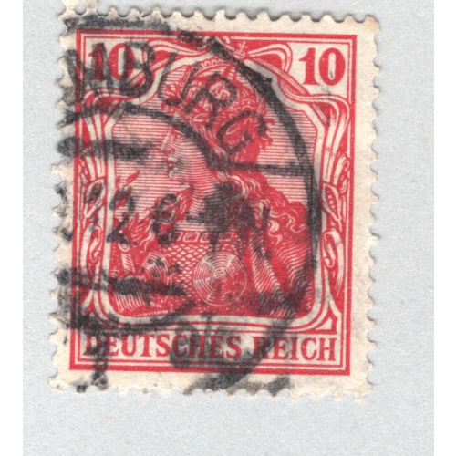 Germany 68 1902 Germania 10pf Used (BP88819)