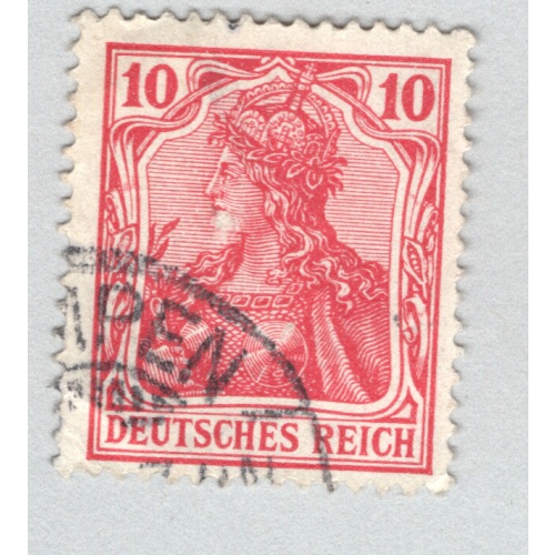 Germany 68 1902 Germania 10pf Used (BP88821)