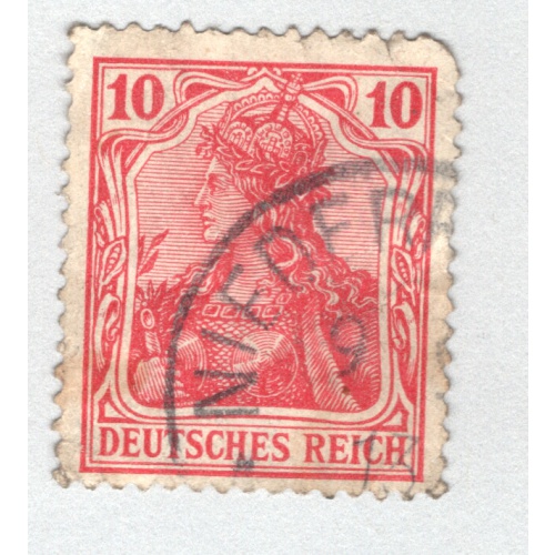 Germany 68 1902 Germania 10pf Used (BP88822)