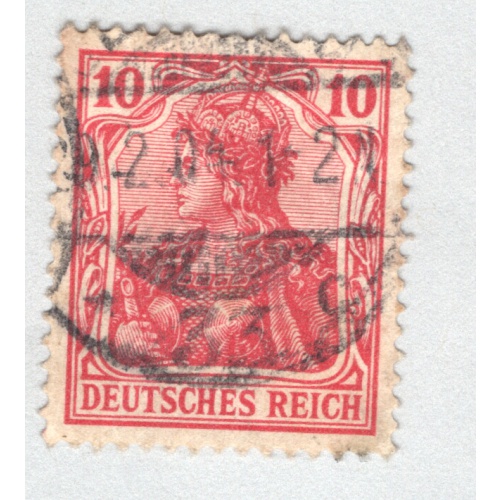 Germany 68 1902 Germania 10pf Used (BP88823)