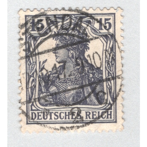 Germany 100 1916 Germania 15pf Used (BP88834)
