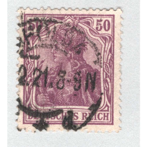 Germany 125 1920 Germania 50pf Used (BP88837)