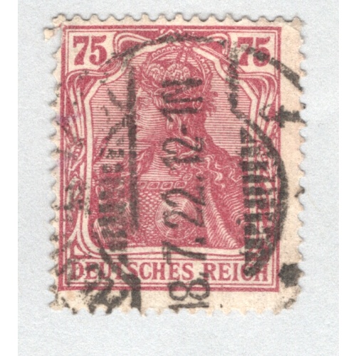 Germany 127 1920 Germania 75pf Used (BP88839)